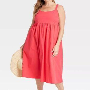 BRAND NEW AVA AND VIV MIDI EMPIRE WAIST DRESS SZ XXL